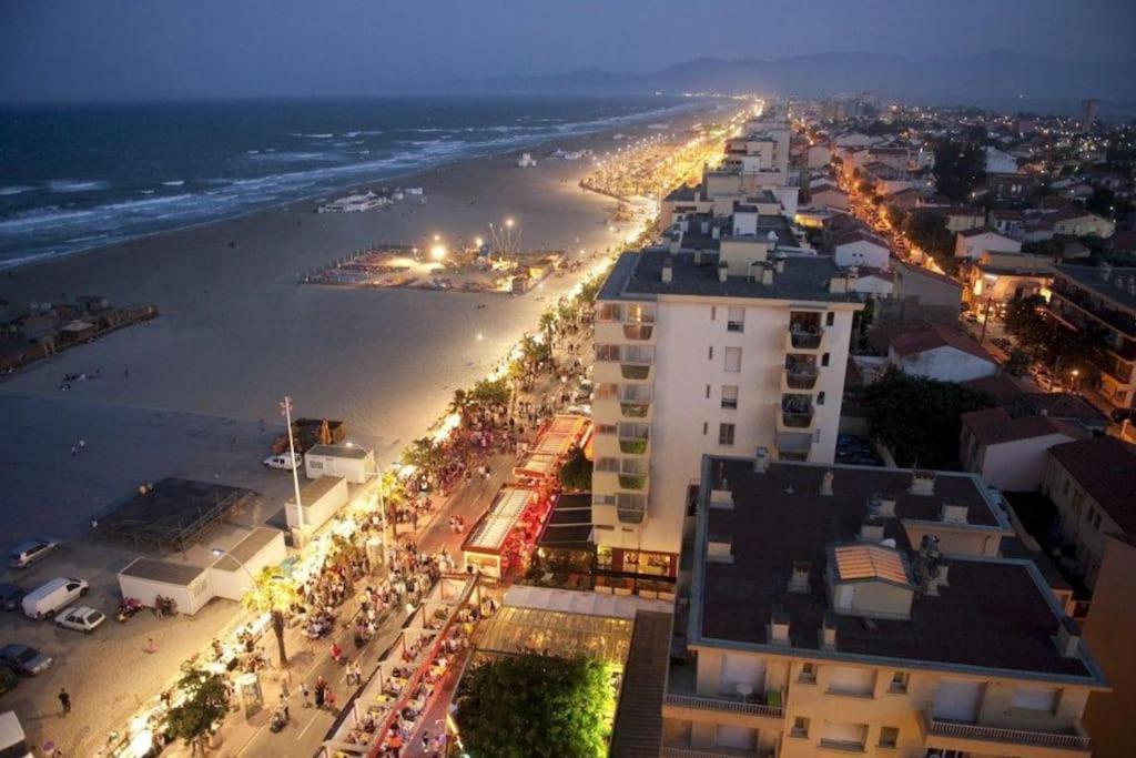 Appart T2 Calme - Centre De Canet - Parking - Clim Экстерьер фото