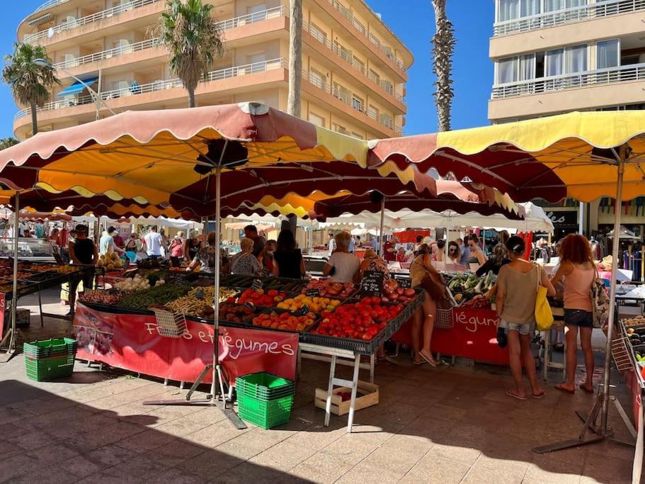 Appart T2 Calme - Centre De Canet - Parking - Clim Экстерьер фото